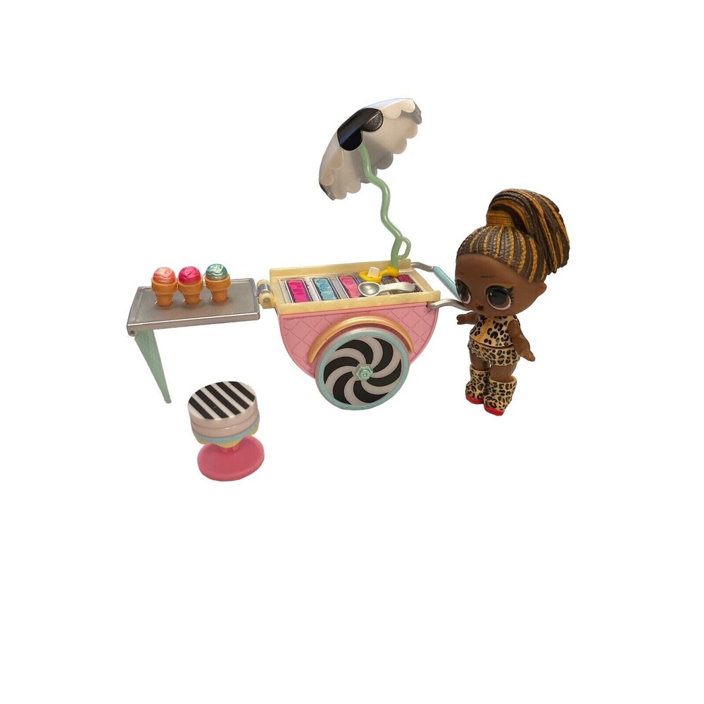 LOL Surprise  BON BON Furniture Set Series 2 Ice Cream Cart Pop Up‎